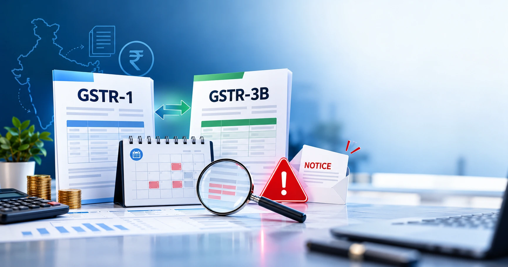 GSTR-1 vs GSTR-3B: Due Dates, Differences and the Mismatches That Trigger Notices